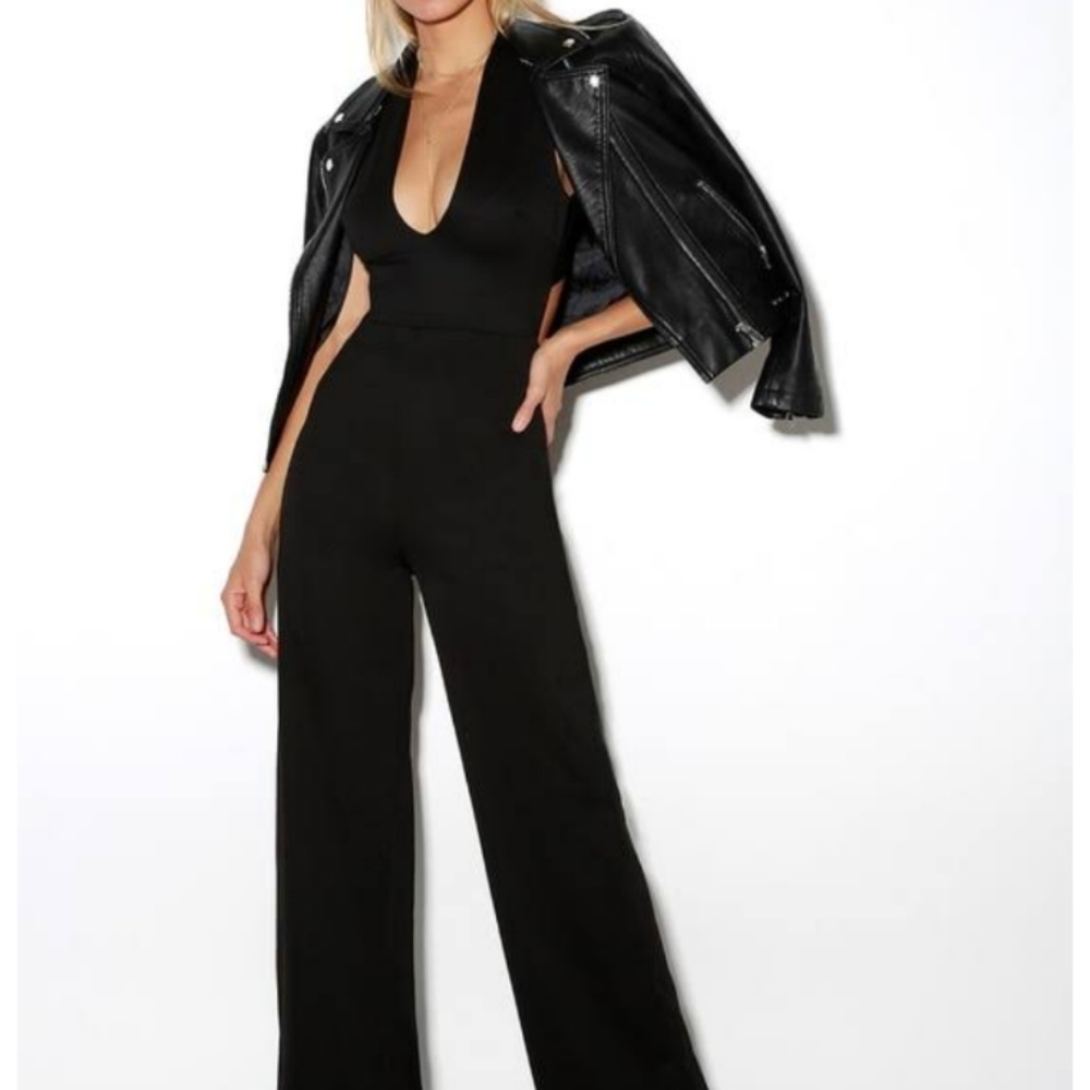 Lulus backless jumpsuit